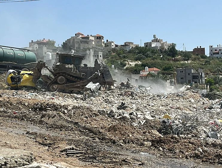 המבנה שנהרס בטולכרם