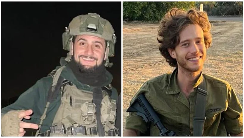 רס"ר במיל' דן קמחג'י (מימין) ורס"ר במיל' נחמן נתן הרץ