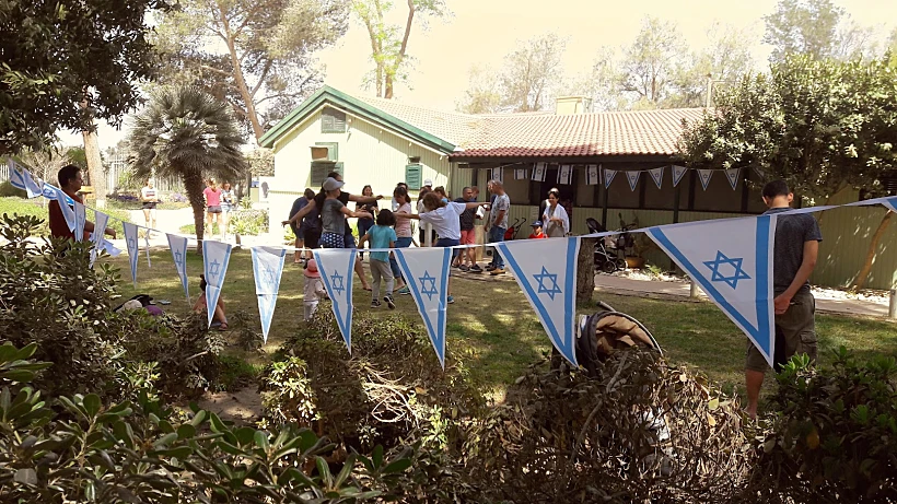 יום העצמאות בצריף בן-גוריון