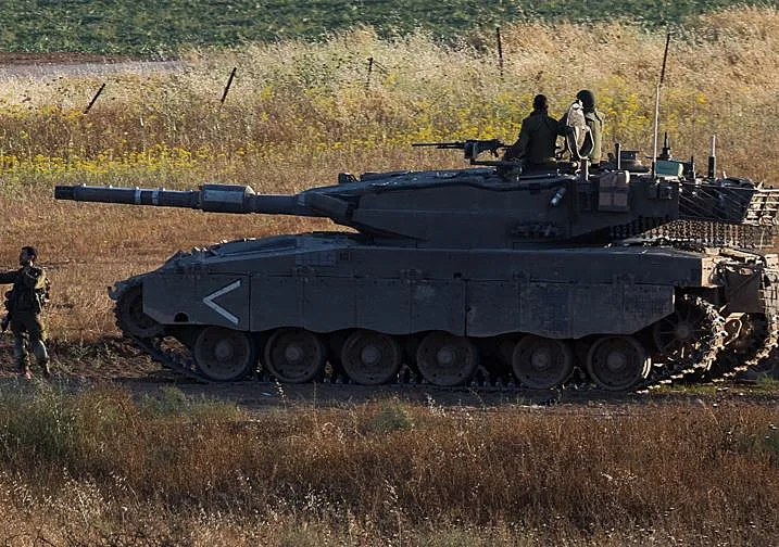 טנק בגבול רצועת עזה