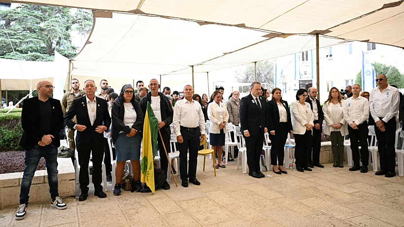 הטקס לזכרם של החיילים הבודדים שנפלו במלחמת חרבות ברזל יום הזיכרון לחללי מערכות ישראל תשפ"ד