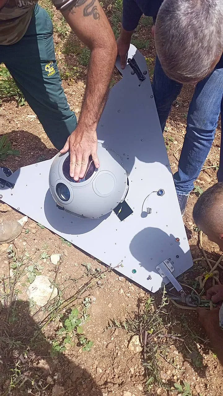 בלון התצפית שנפל בדרום לבנון