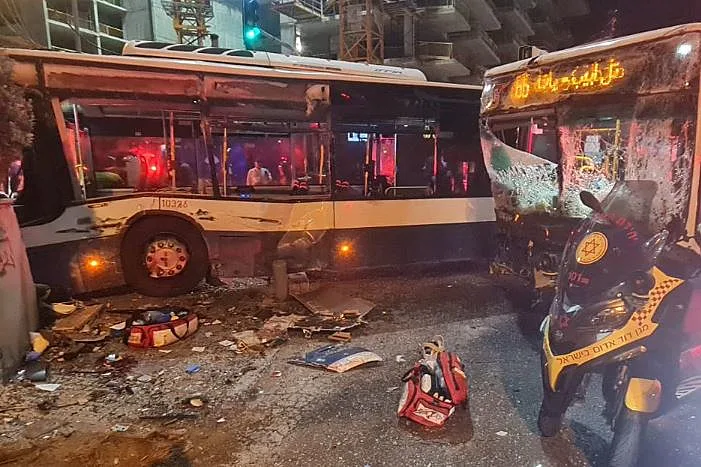 התאונה ברחוב הירקון בתל אביב