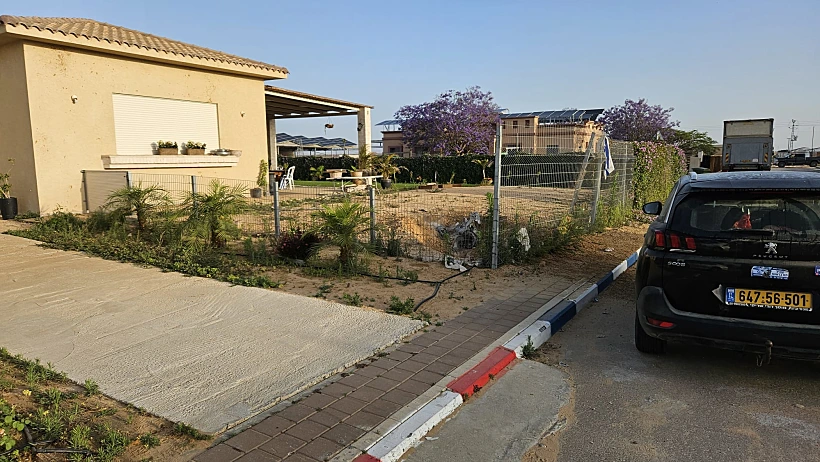 זירת הנפילה במושב יתד חיל האוויר פצצה עוטף עזה נפל צה"ל