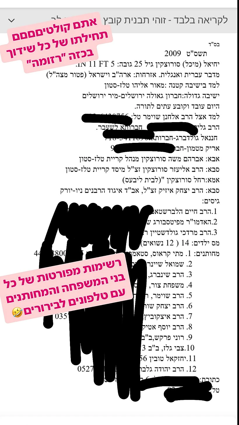 הרזומה של חילי