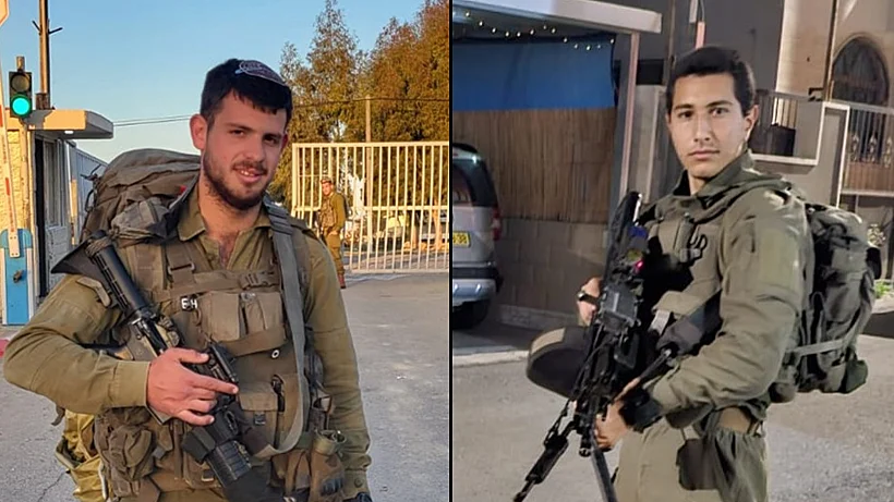 מימין: סמ"ר דייגו שוישה הרסאג' וסמ"ר אליה הלל