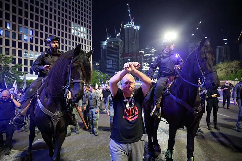 חטופים ממשלה נתניהו משטרה הפגנות בת"א