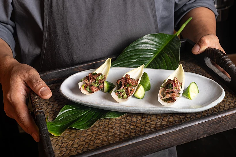 החדר הפרטי של בית תאילנדי