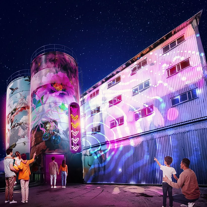 תערוכת BEYOND בטחנת הקמח הישנה של תל אביב