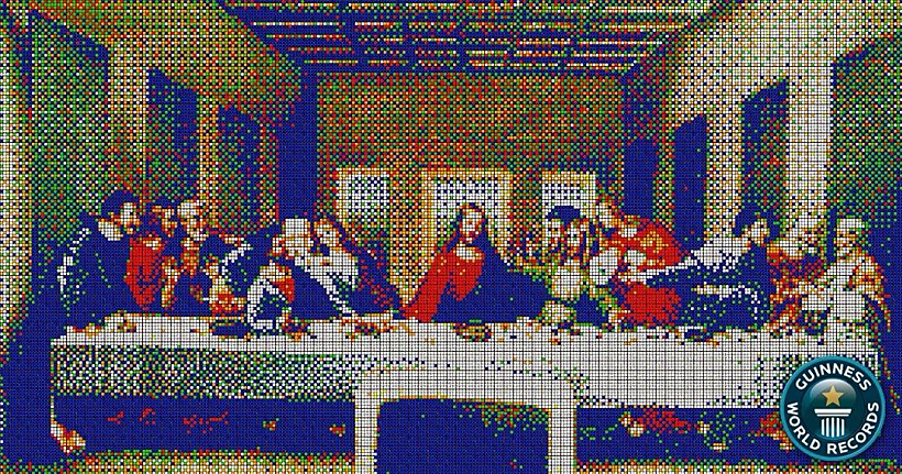 הסעודה האחרונה של לאונרדו דה וינצ'י מקוביות