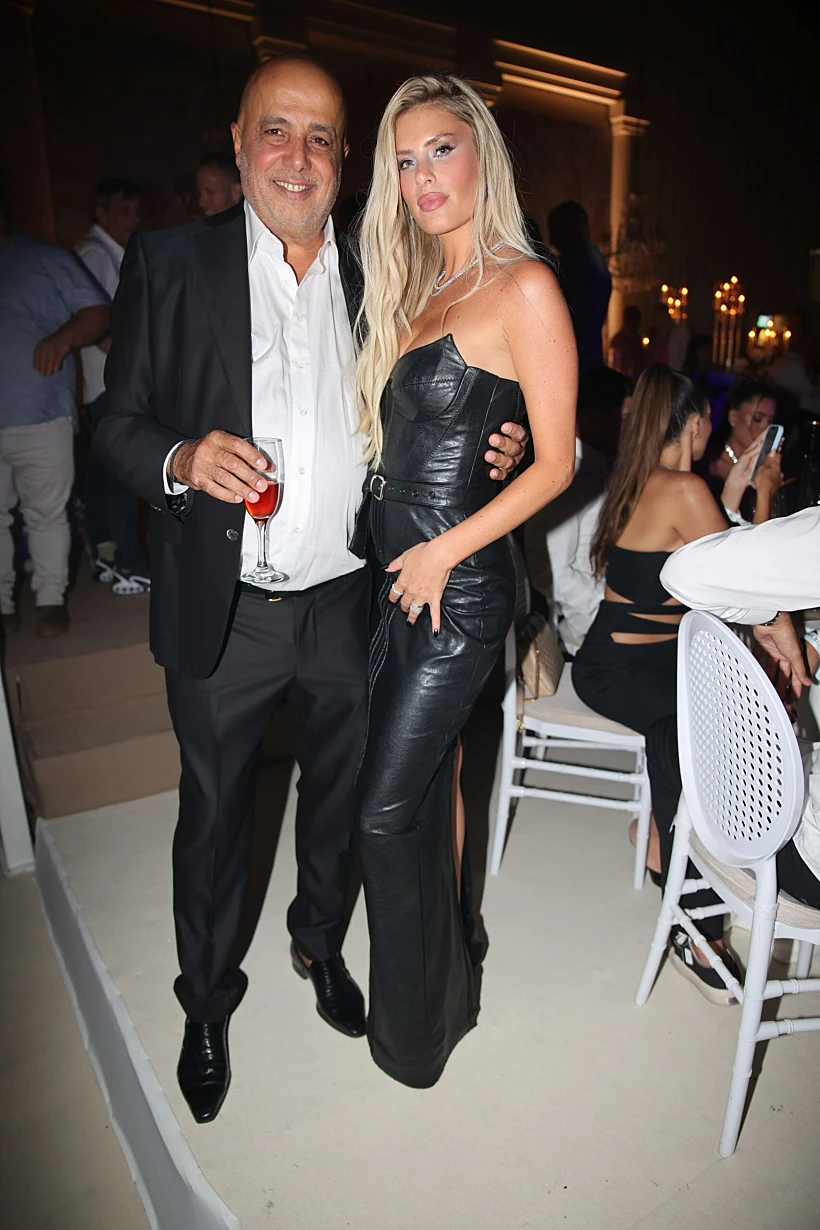 עמוס לוזון ובת הזוג מירי