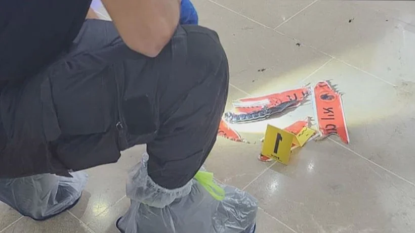 פיגוע דקירה קניון חוצות בכרמיאל הסכין שבה השתמש המחבל