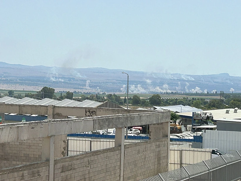 מטחים כבדים לצפון