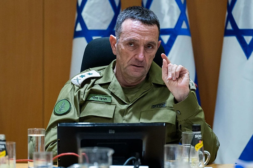 הרמטכ"ל הרצי הלוי בהערכת מצב לגזרה הצפונית