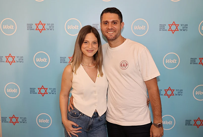 רוני שינקמן ובעלה ברק