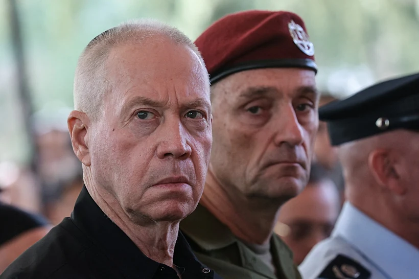 שר הביטחון יואב גלנט והרמטכ"ל הרצי הלוי בטקס הממלכתי לחללי המלחמה