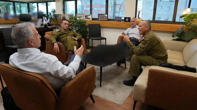 הרמטכ"ל הרצי הלוי, ראש שב"כ רונן בר, ראש המוסד דדי ברנע, והאלוף ניצן אלון