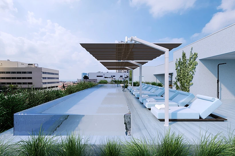 הדמית גג מלון גימנסיה