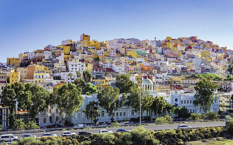 Spain, Gran Canaria Las Palmas, העיר Las Palmas בגראן קנריה