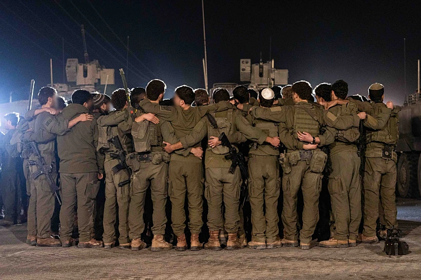 לוחמי חטיבת הנח"ל יוצאים מרצועת עזה