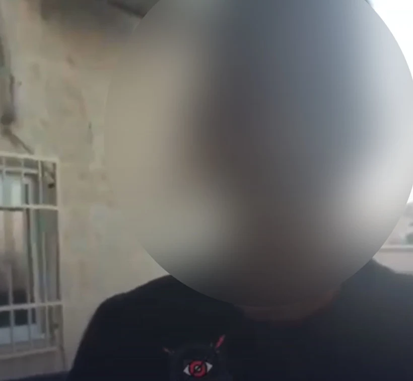 הסרטון שפרסם החשוד בהשלכת גור חתולים