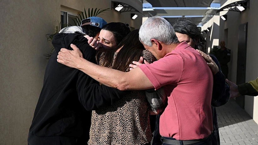 תיעוד: ארבל יהוד במפגש עם משפחתה