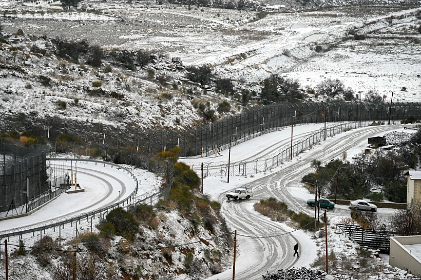 שלג במג'דל שמס