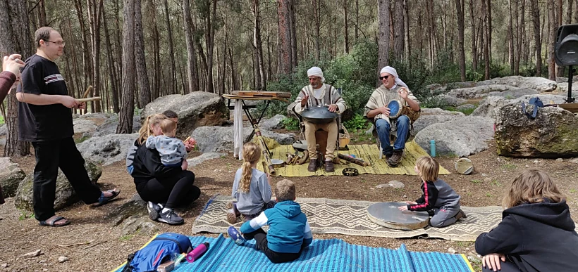 פעילות בשביל הפרחים ביער בן שמן