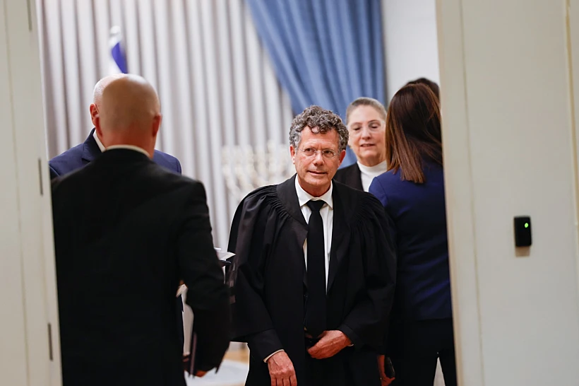 השופט יצחק עמית בטקס השבעתו לנשיא העליון