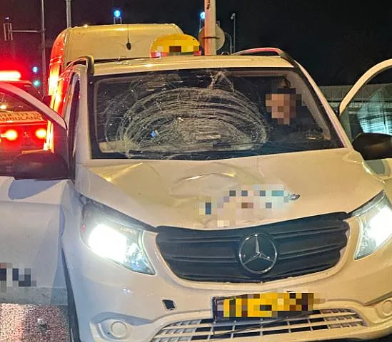 זירת התאונה בחיפה