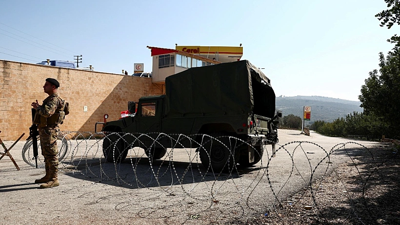 צבא לבנון בעיירה בדרום המדינה