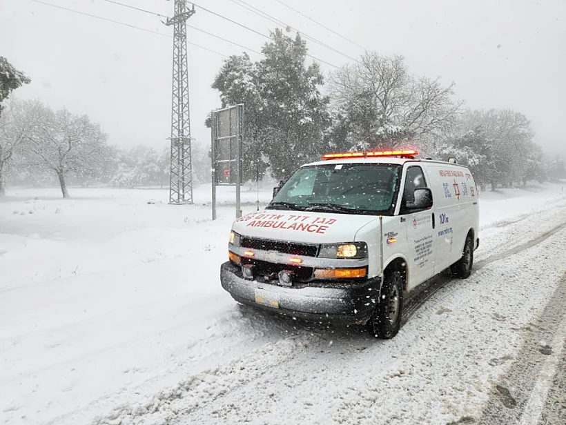 היערכות במד"א לשלג ולקור הקיצוני