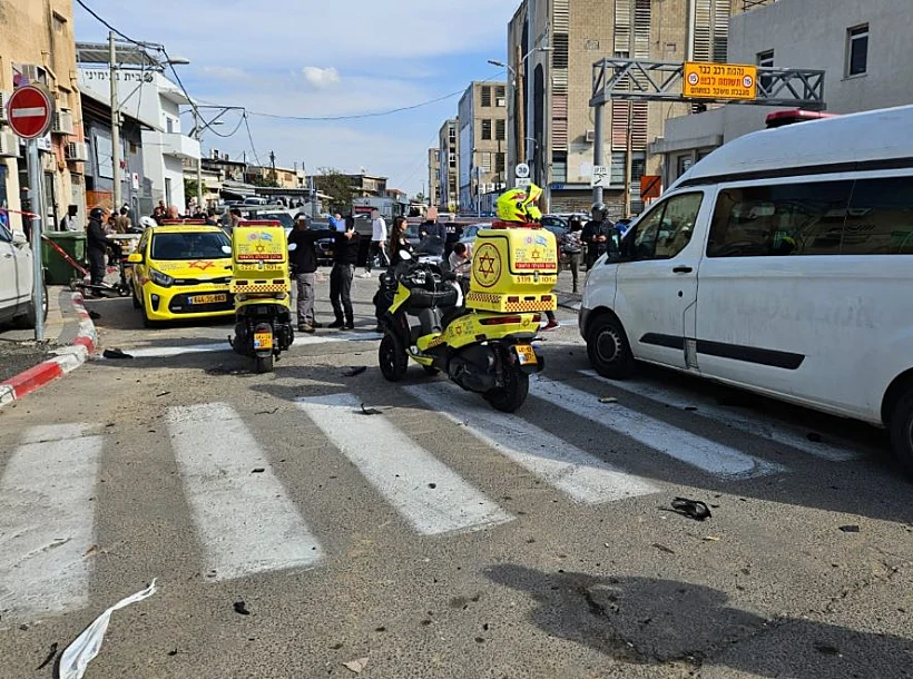 זירת פיצוץ האופנוע בתל אביב