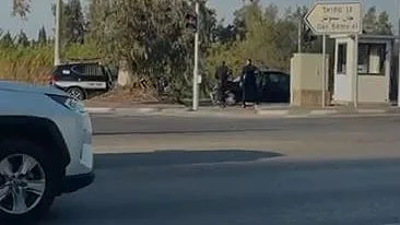 הרכב החשוד בפיגוע בצומת פרדס חנה-כרכור