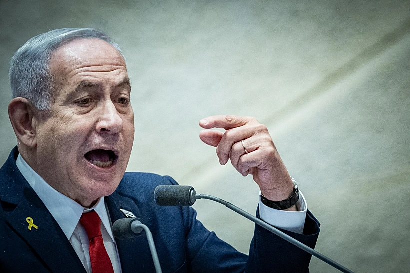 רה"מ בנימין נתניהו בכנסת