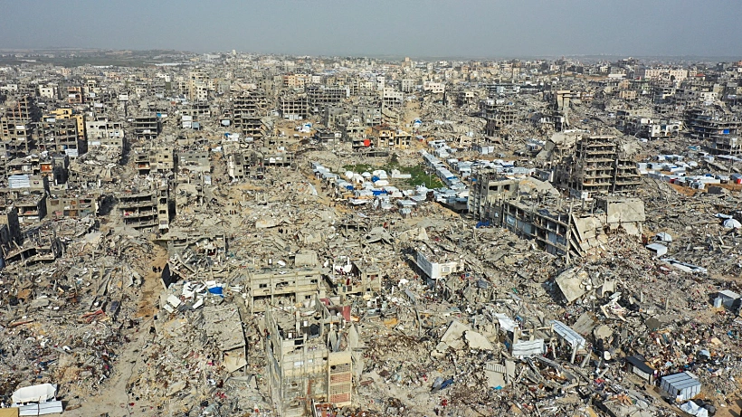 הרס בבית חאנון, צפון רצועת עזה