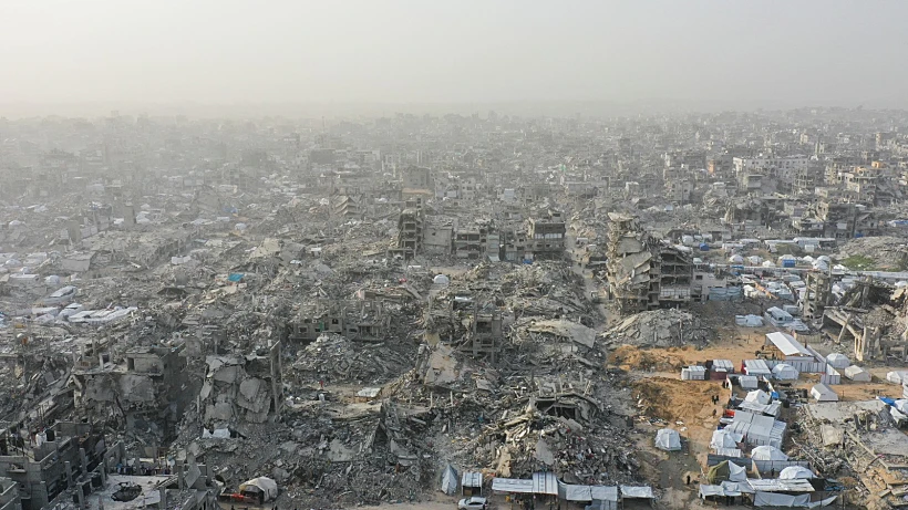 הרס בבית חאנון, צפון רצועת עזה