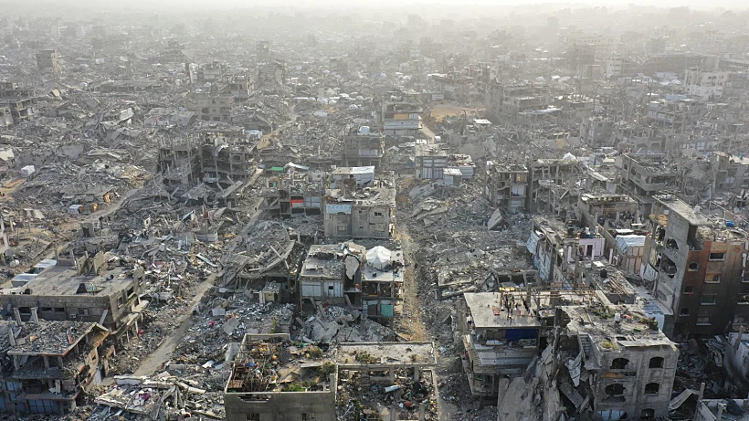 הרס בבית חאנון, צפון רצועת עזה