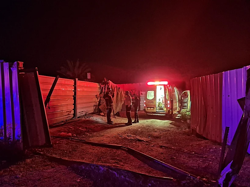 זירת הירי בפזורה הבדואית