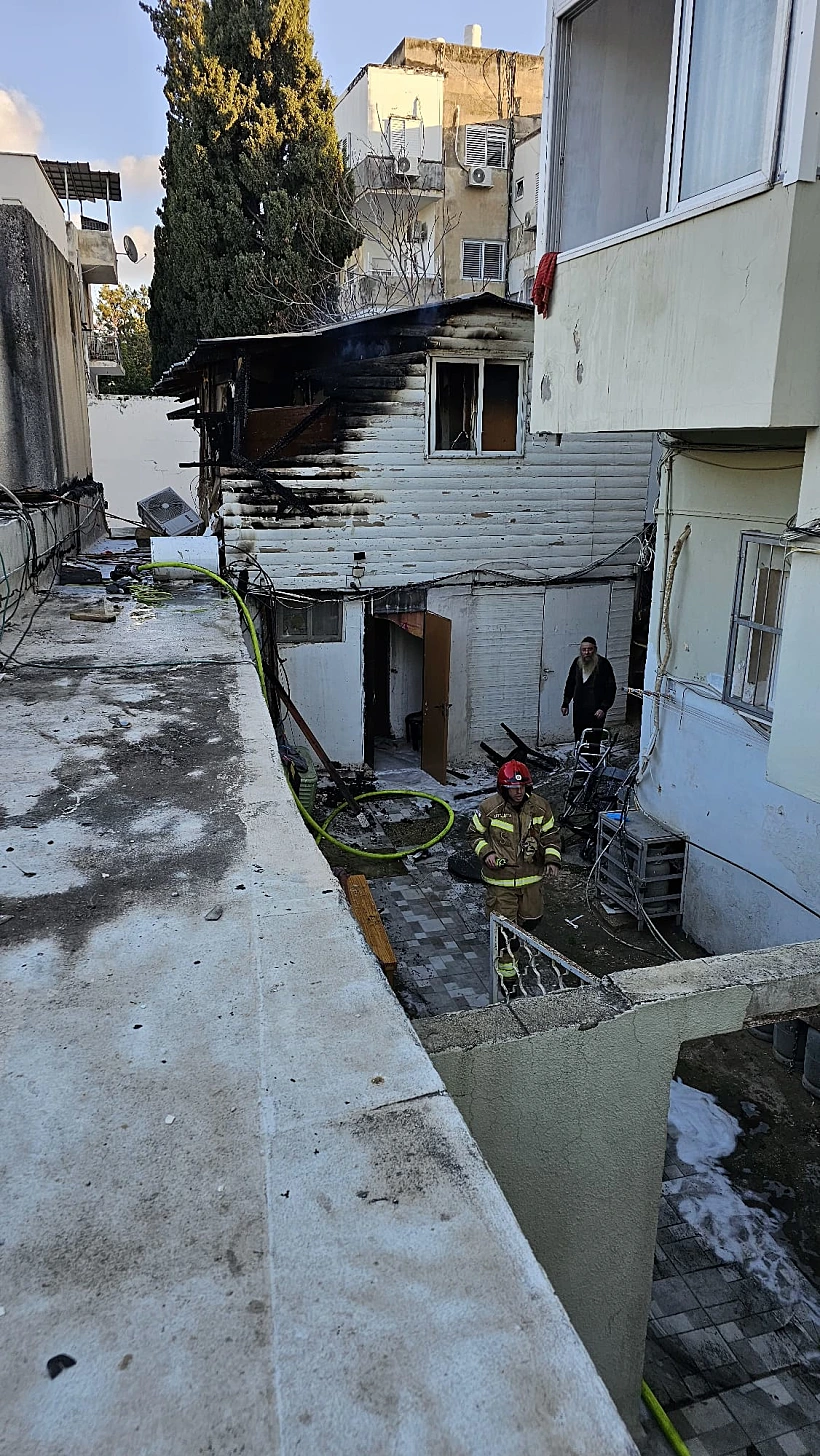 השריפה בבית המגורים בחיפה