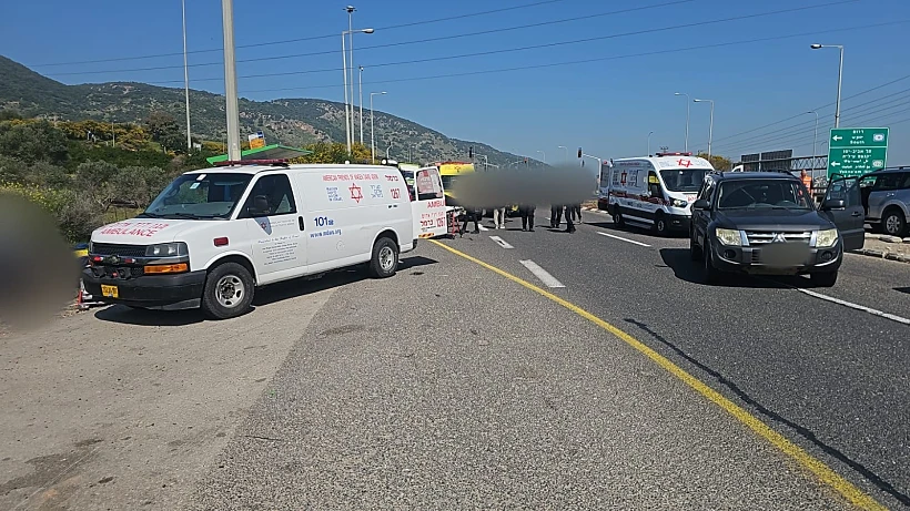 זירת פיגוע הירי סמוך ליקנעם