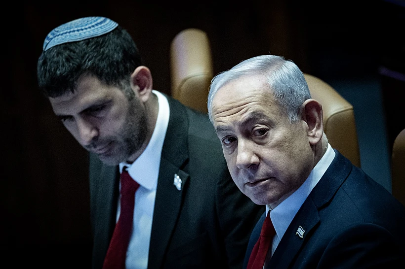 רה"מ נתניהו והשר קרעי בכנסת