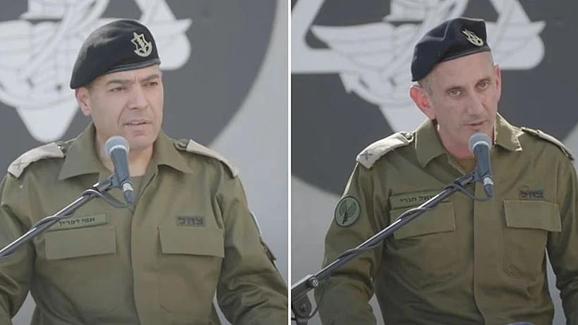 דובר צה"ל היוצא תת-אלוף דניאל הגרי, דובר צה"ל הנכנס תת-אלוף אפי דפרין