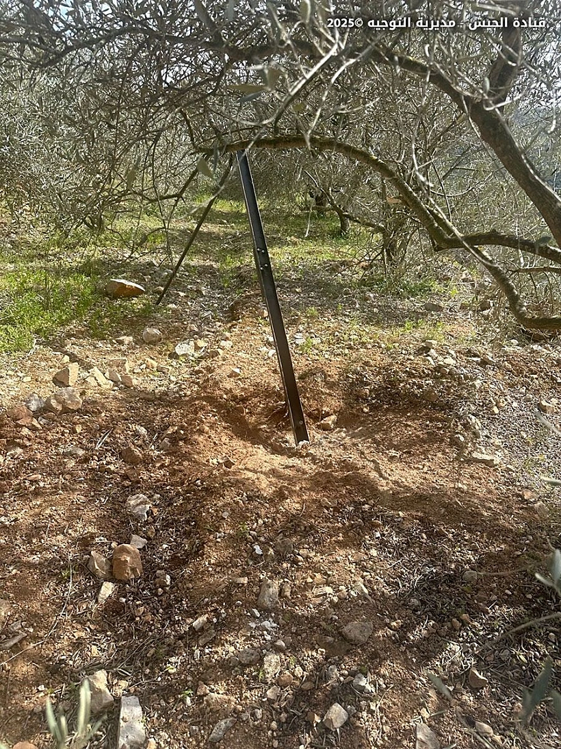 האזור ממנו בוצעו השיגורים מלבנון לעבר ישראל