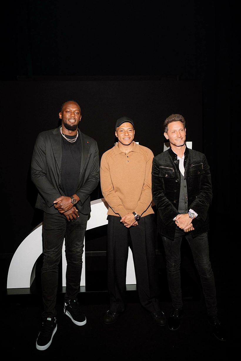 ליאור סושרד, איליאן אמבפה ויוסיין בולט