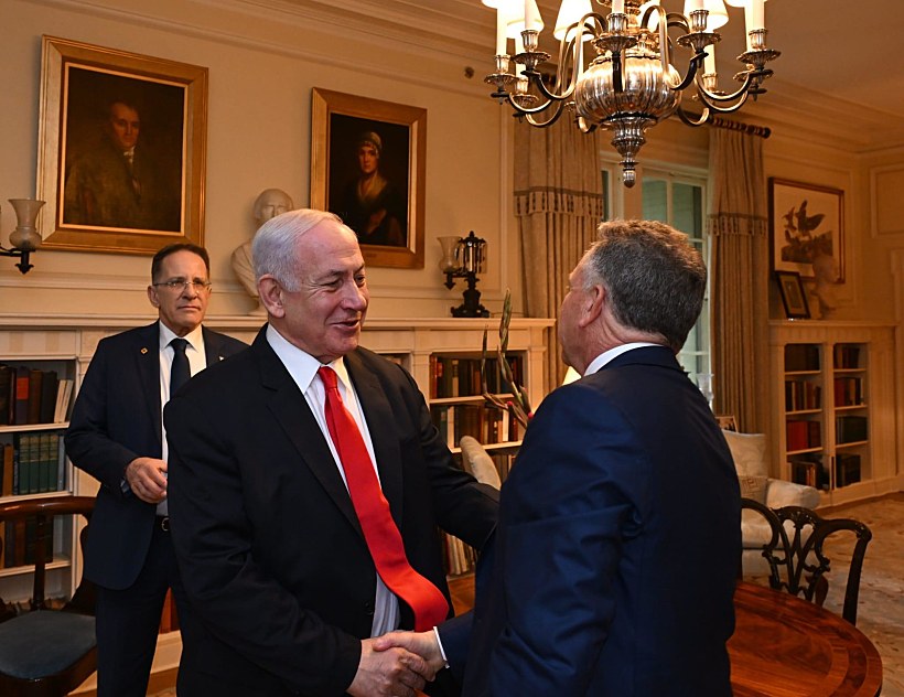 בנימין נתניהו נפגש עם סטיב וויטקוף בוושינגטון