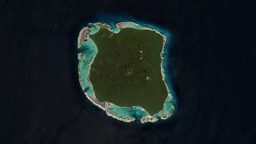 North,sentinel,island,in,the,bay,of,bengal,on,a