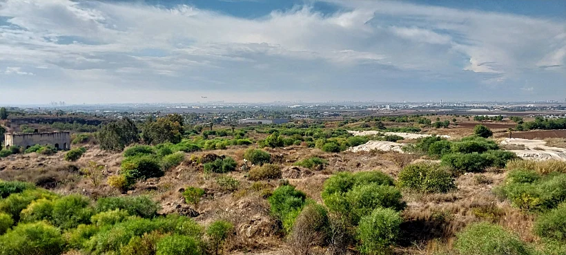 תצפית על נתב"ג מיער ברקת