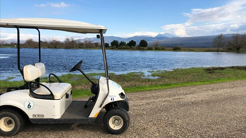 סיור ברכב חשמלי באגמון החולה