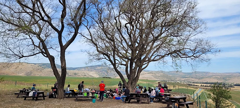פעילות חג בגן הלאומי תל חצור